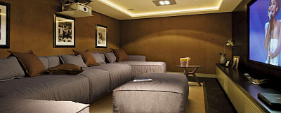 Дизайн домашнего кинотеатра-9, премиум диван Фри для домашнего кинотеатра